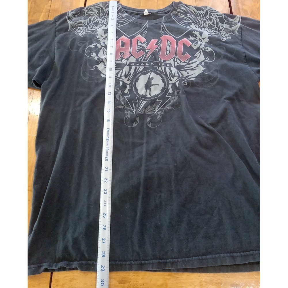 VINTAGE AC / DC BLACK ICE ROCK T-SHIRT SIZE X-Large - Picture 7 of 7